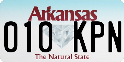 AR license plate 010KPN