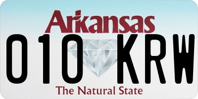 AR license plate 010KRW