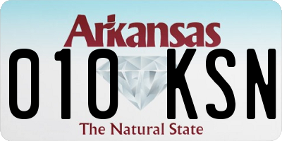 AR license plate 010KSN
