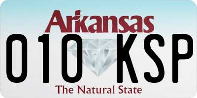 AR license plate 010KSP
