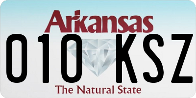 AR license plate 010KSZ