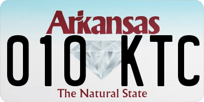 AR license plate 010KTC