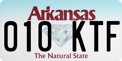 AR license plate 010KTF