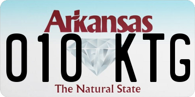 AR license plate 010KTG