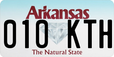 AR license plate 010KTH