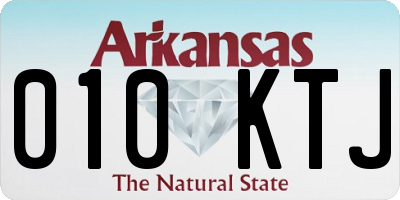 AR license plate 010KTJ