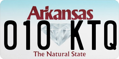 AR license plate 010KTQ