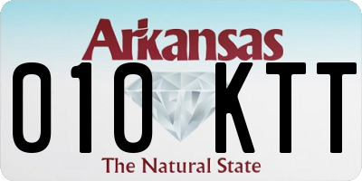 AR license plate 010KTT