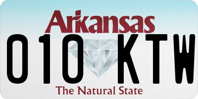 AR license plate 010KTW