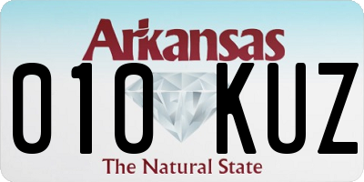 AR license plate 010KUZ