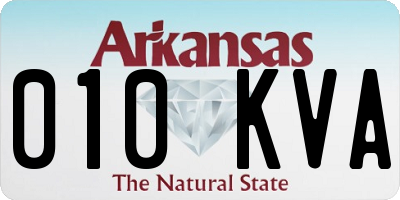 AR license plate 010KVA