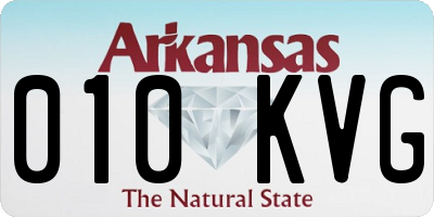 AR license plate 010KVG