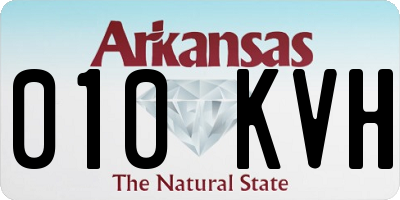 AR license plate 010KVH