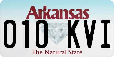 AR license plate 010KVI