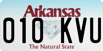 AR license plate 010KVU