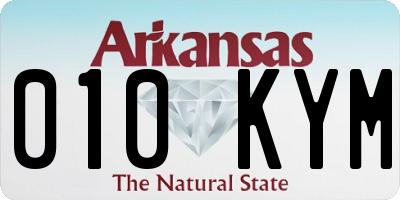 AR license plate 010KYM