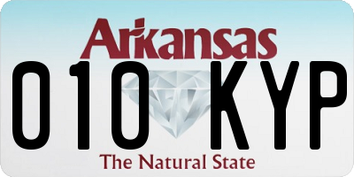 AR license plate 010KYP