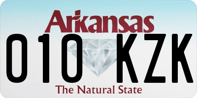 AR license plate 010KZK