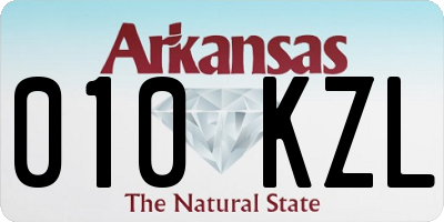 AR license plate 010KZL