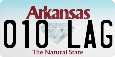 AR license plate 010LAG