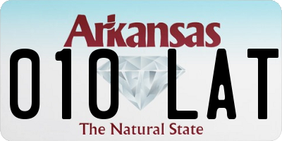 AR license plate 010LAT