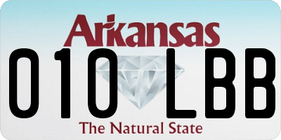 AR license plate 010LBB