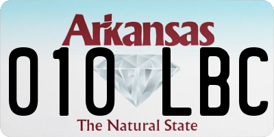 AR license plate 010LBC