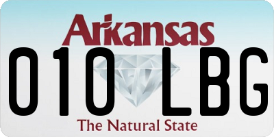 AR license plate 010LBG