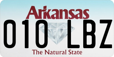 AR license plate 010LBZ