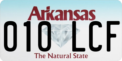 AR license plate 010LCF