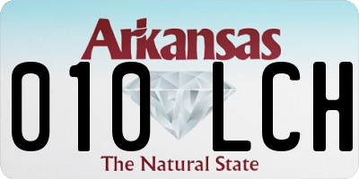 AR license plate 010LCH