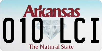 AR license plate 010LCI