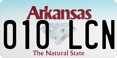 AR license plate 010LCN