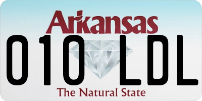 AR license plate 010LDL