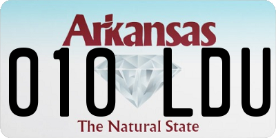 AR license plate 010LDU