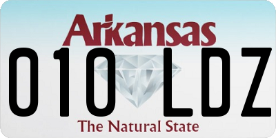 AR license plate 010LDZ