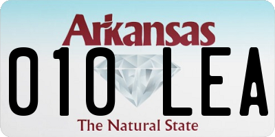 AR license plate 010LEA