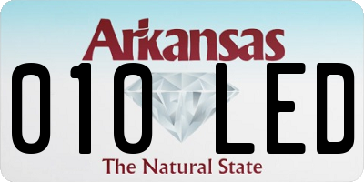 AR license plate 010LED