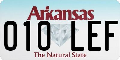 AR license plate 010LEF