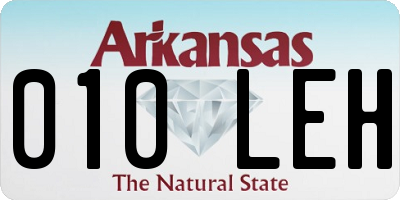 AR license plate 010LEH