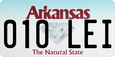 AR license plate 010LEI