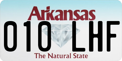 AR license plate 010LHF