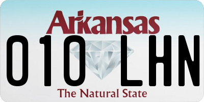 AR license plate 010LHN