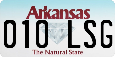 AR license plate 010LSG