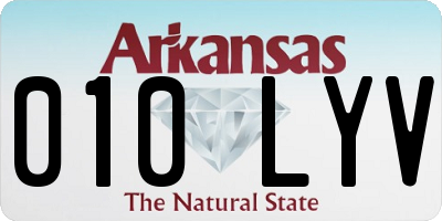 AR license plate 010LYV