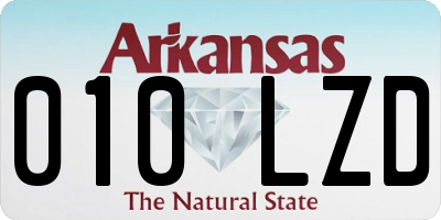 AR license plate 010LZD