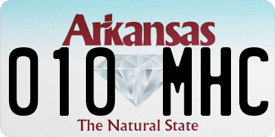 AR license plate 010MHC