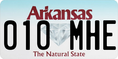 AR license plate 010MHE
