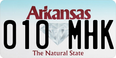 AR license plate 010MHK