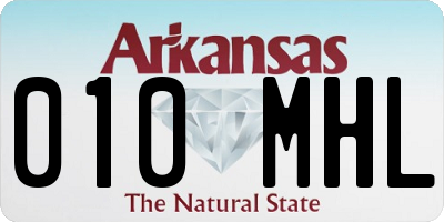 AR license plate 010MHL